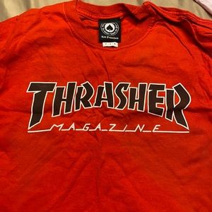 red thrasher shirt